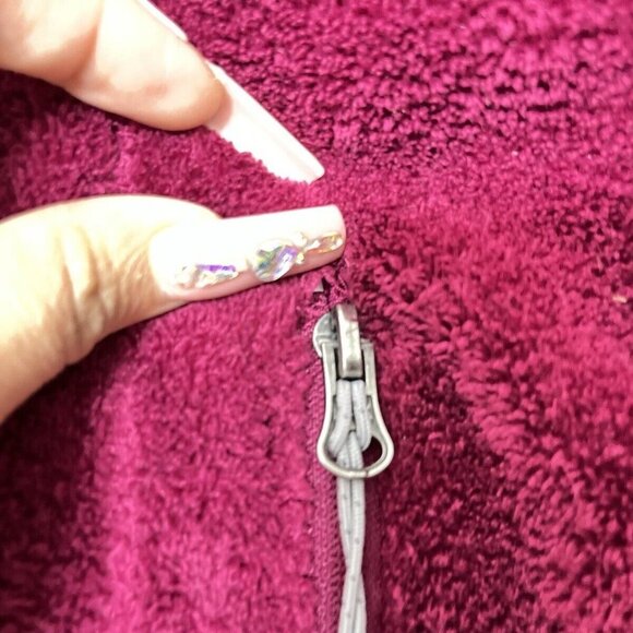 Avalanche Womens Thermal Plush Fleece Jacket Rasberry Color Size L - Picture 3 of 7